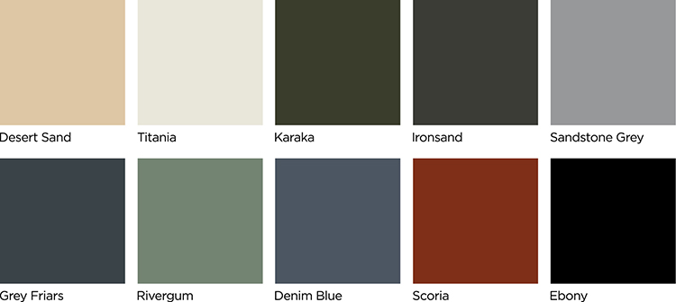 Colour Steel Garden Sheds | The Shed Shop